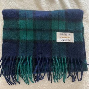 EDINBURGH CASHMERE SCARF BLACK WATCH